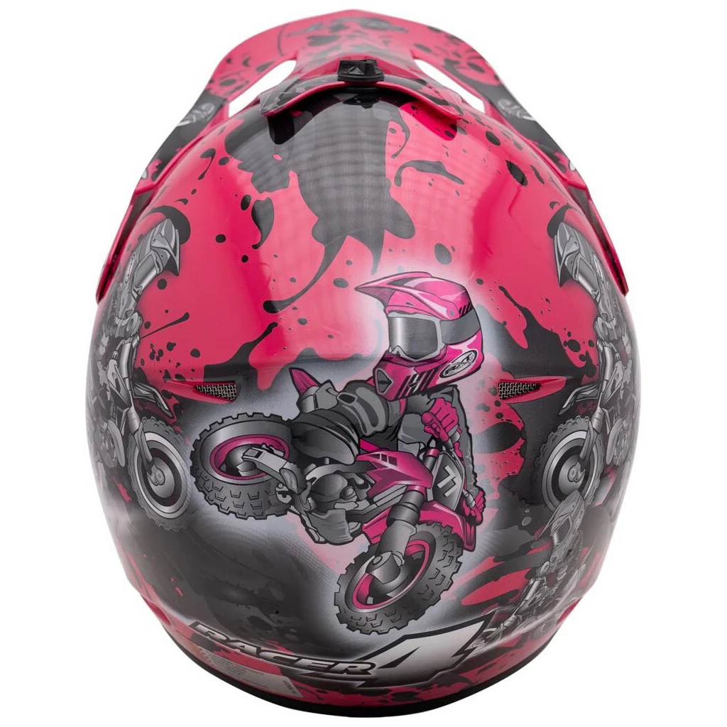 RXT - Youth Racer 4 Pink Helmet - Image 6