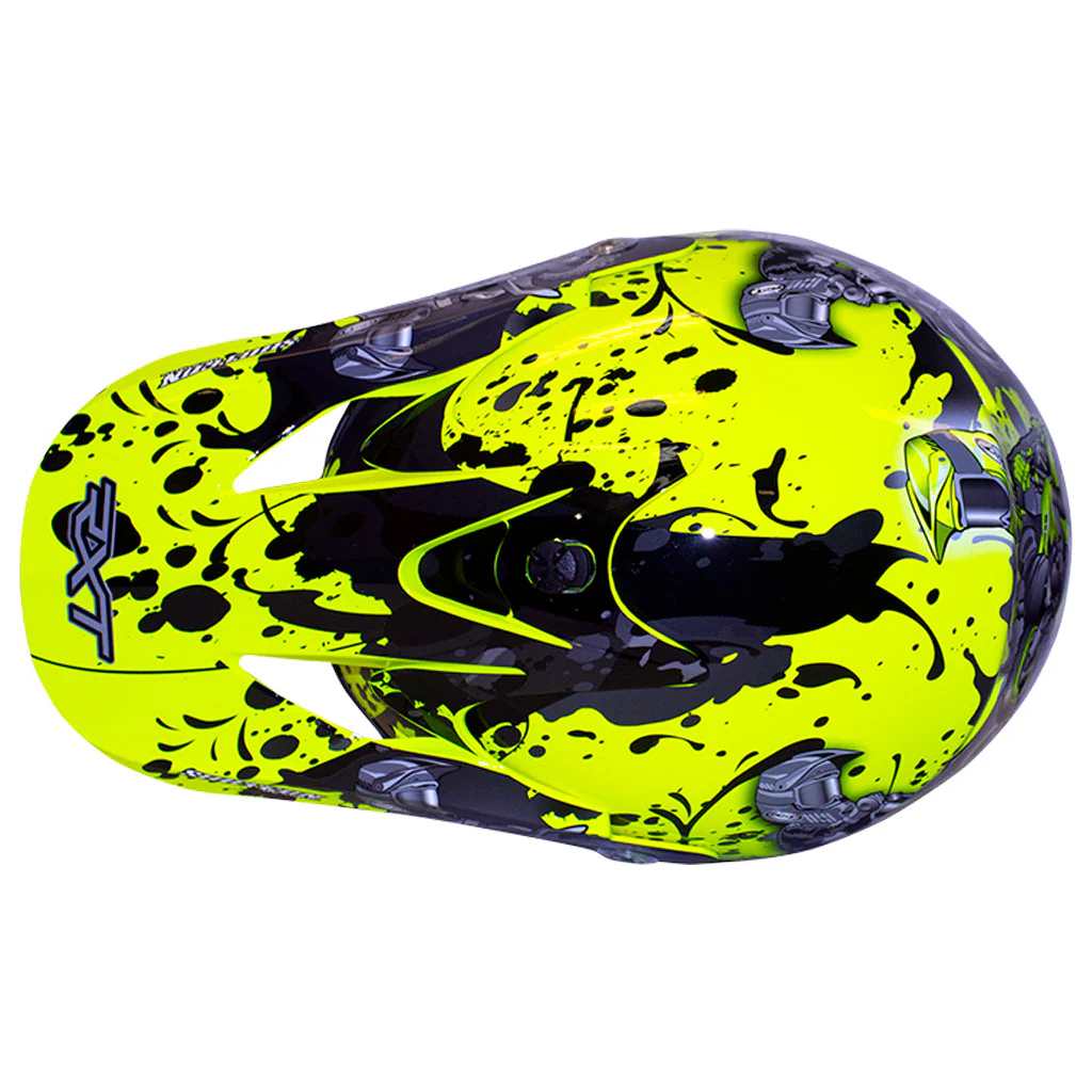 RXT - Youth Racer 4 Yellow Helmet - Image 4