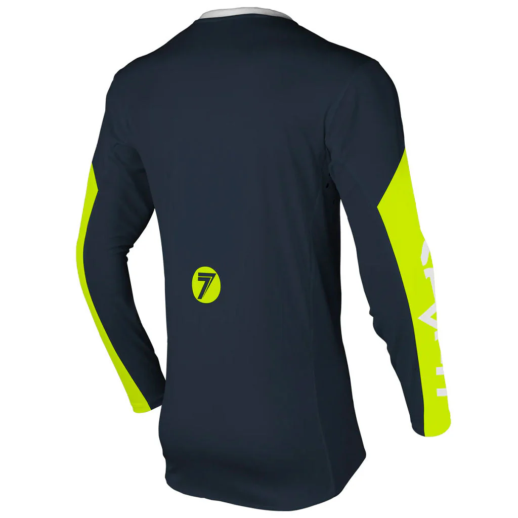 Seven - 23.1 Rival Rift Navy/Flo Yellow Jersey - Image 2
