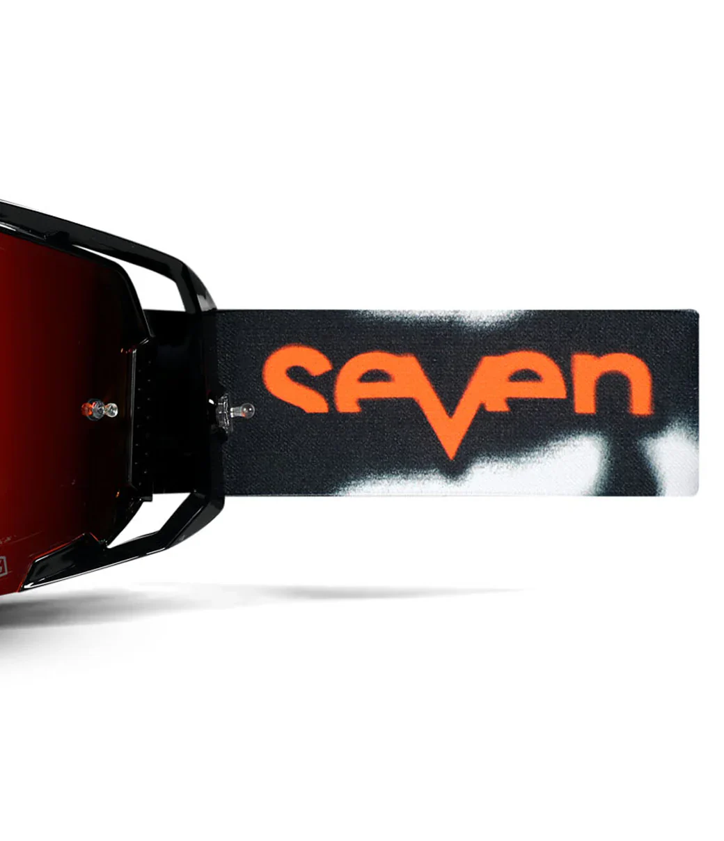 Seven - Armega 27 White/Red Mirrored Lens Goggle - Image 2