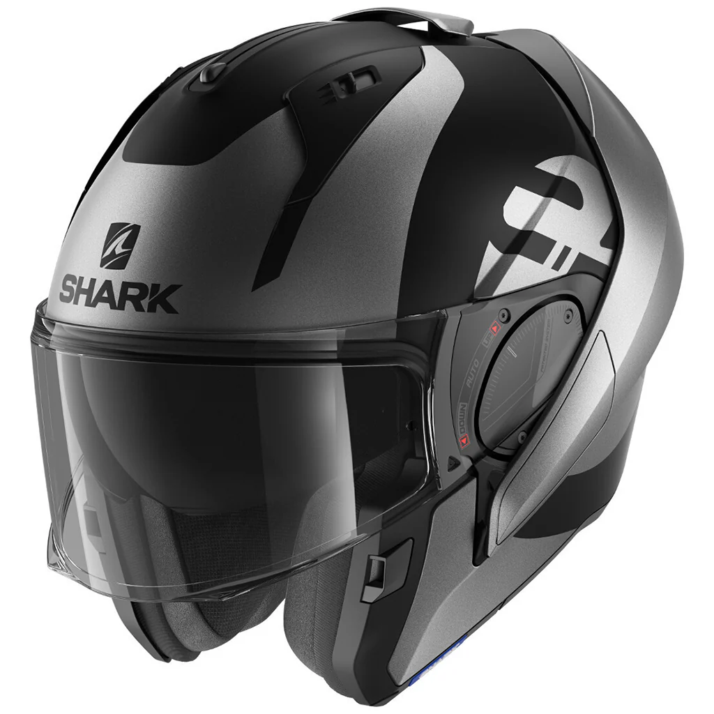 Shark - Evo ES Kedje Matt Black/Anthracite Modular Helmet - Image 3