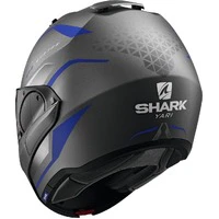 Shark - Evo ES Yari Matt Anthracite/Blue/Silver Helmet - Image 6