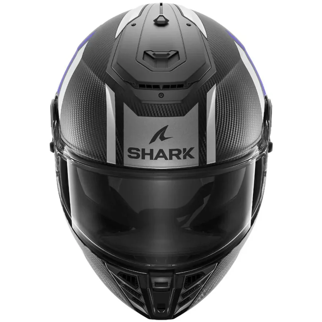 Shark - Spartan RS Carbon Shawn Blue/Silver Helmet - Image 2