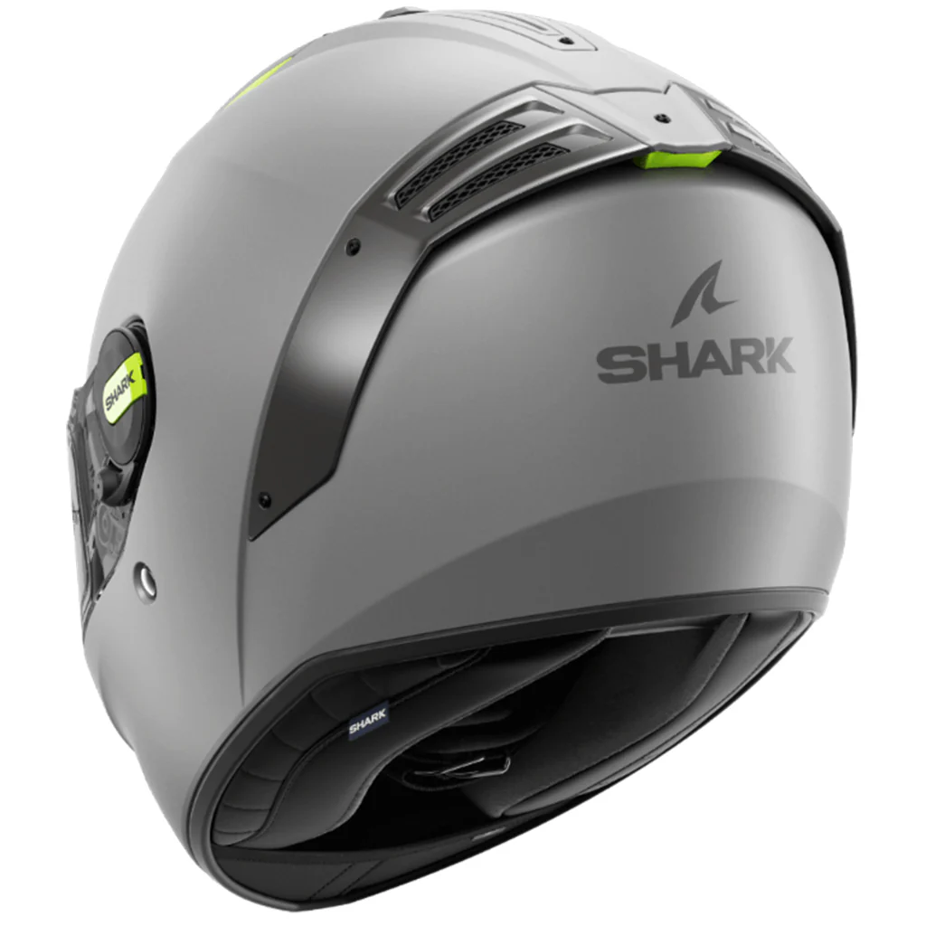 Shark - Spartan RS Solid Matt Silver/Yellow Helmet - Image 3