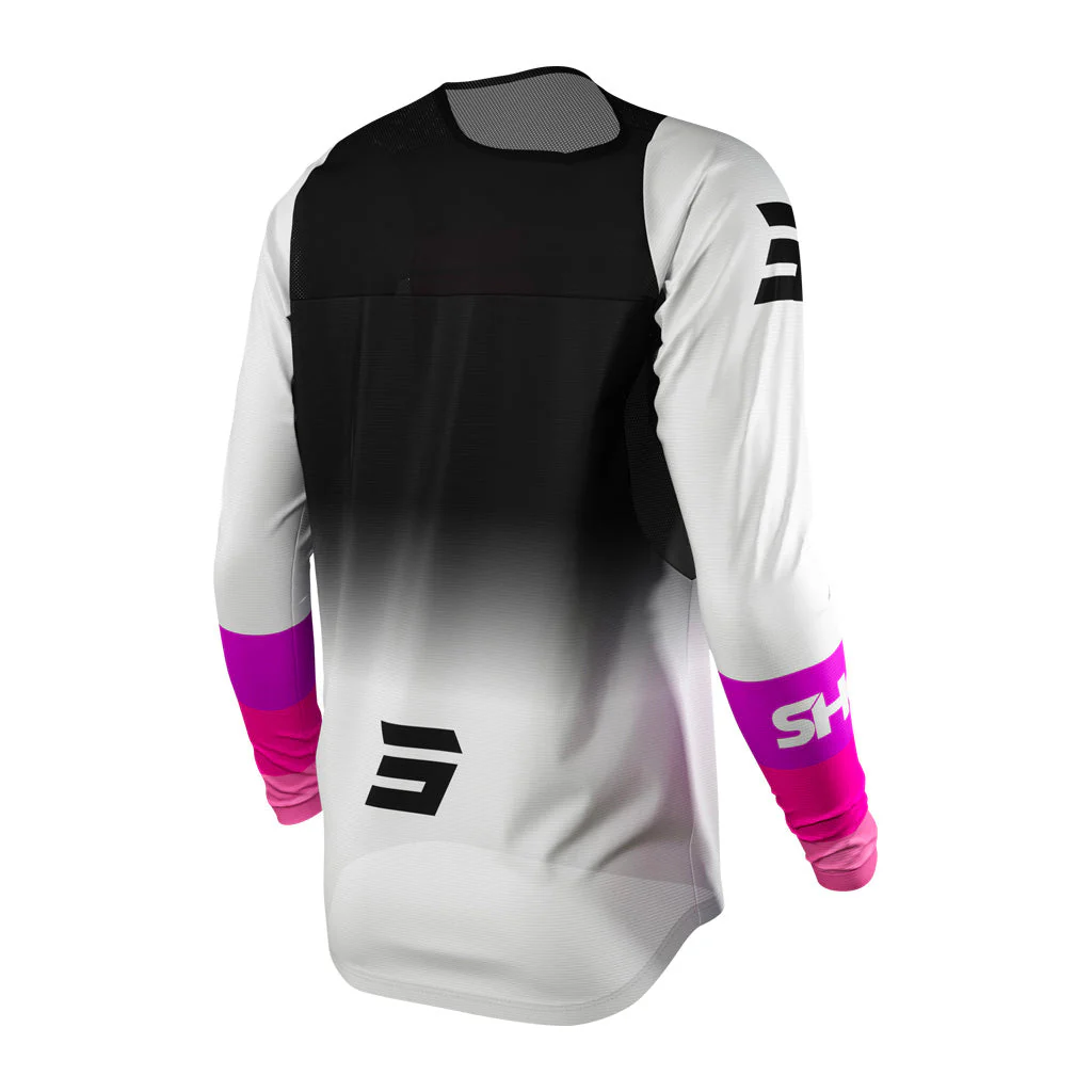 Shot - 2022 Womens Contact Shelly Black/Pink Jersey - Image 2