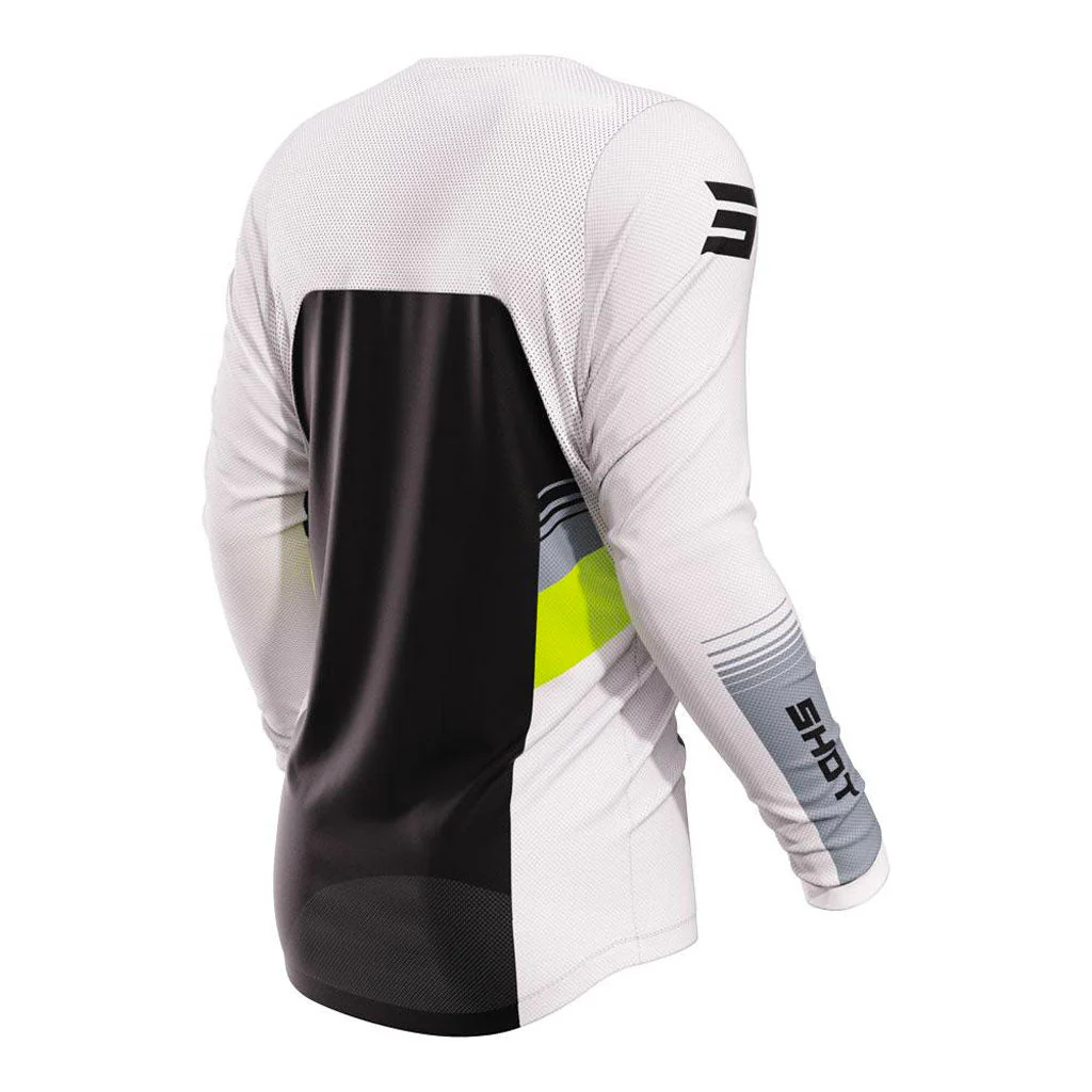 Shot - 2023 Contact Tracer Black/White Jersey - Image 2