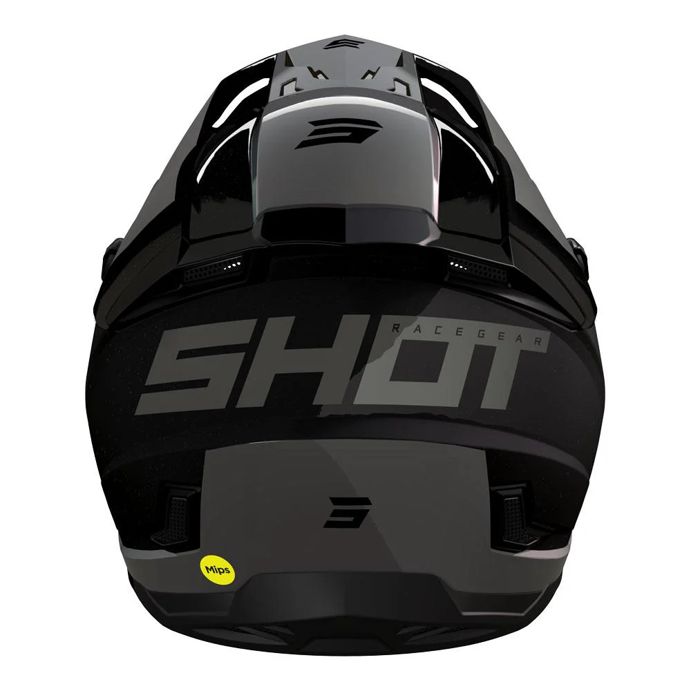 Shot - 2024 Core Comp MIPS Gloss Black/Grey Helmet - Image 3
