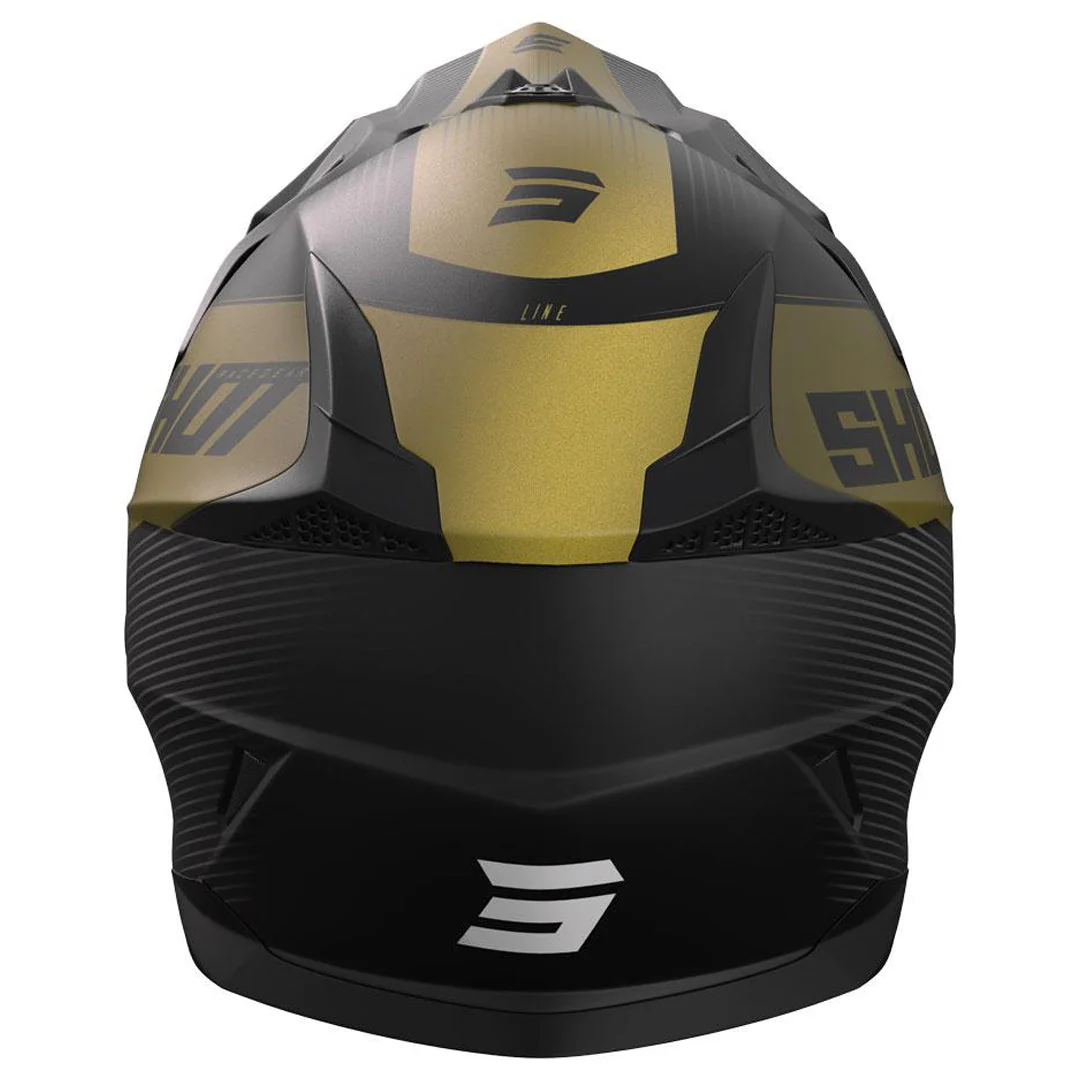 Shot - 2023 Pulse Line Black/Gold Helmet - Image 3