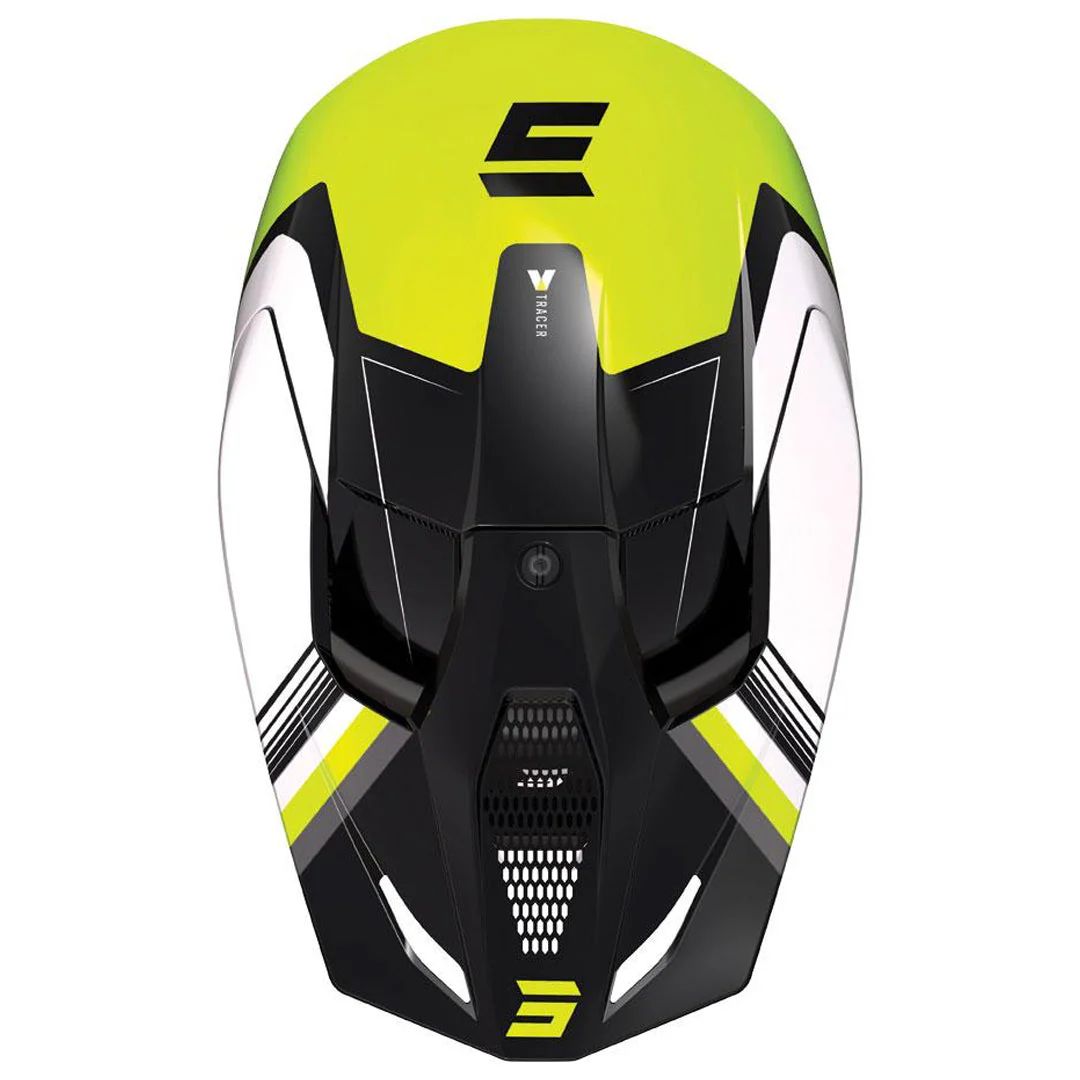 Shot - 2023 Race MIPS Tracer Black/White/Yellow Helmet - Image 2