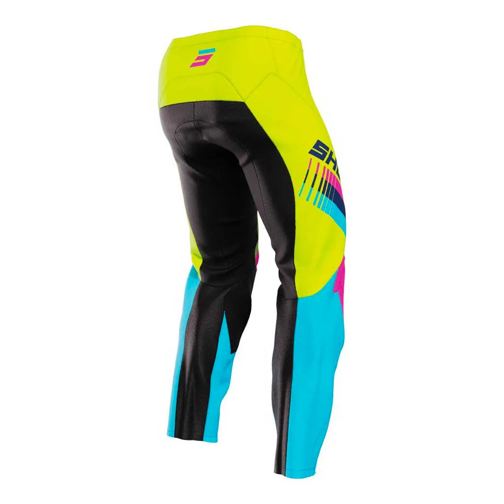 Shot - 2023 Youth Raw Tracer Pink/Aqua Pants - Image 2