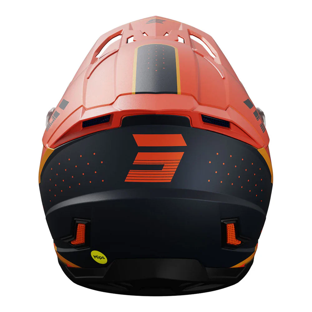 Shot - 2024 Core Honor Orange Helmet & Goggle Combo - Image 4