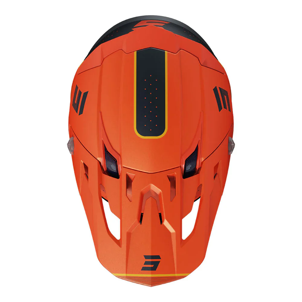 Shot - 2024 Core Honor Orange Helmet & Goggle Combo - Image 5