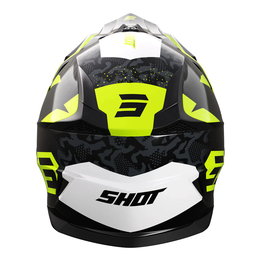 Shot - 2024 Kids Pulse AirFit Black/White/Yellow Helmet - Image 3