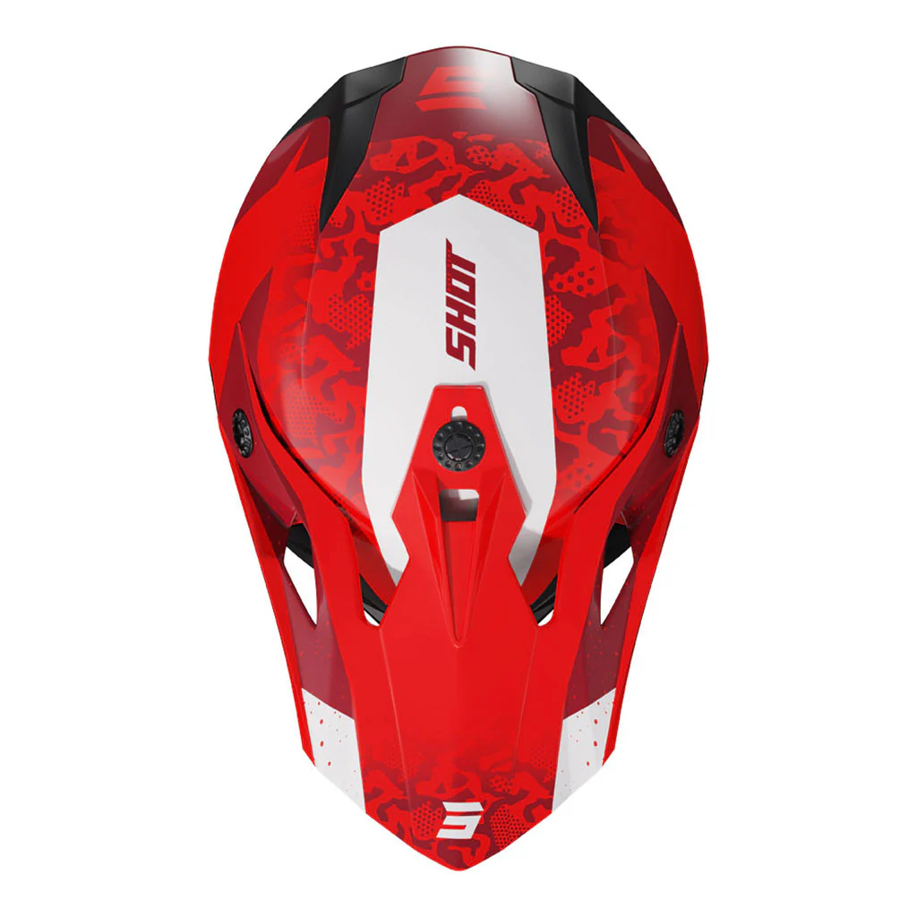 Shot - 2024 Kids Pulse AirFit Red Glossy Helmet - Image 2