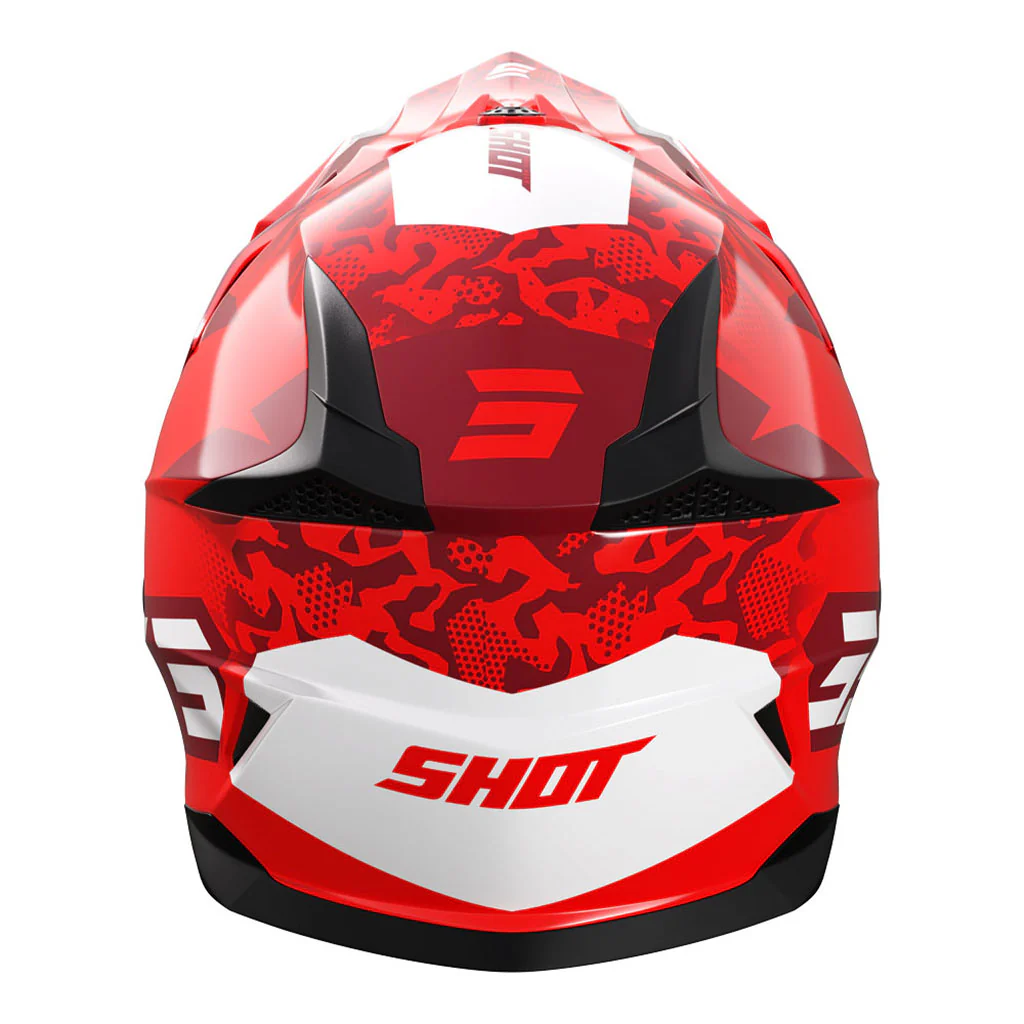 Shot - 2024 Kids Pulse AirFit Red Glossy Helmet - Image 3