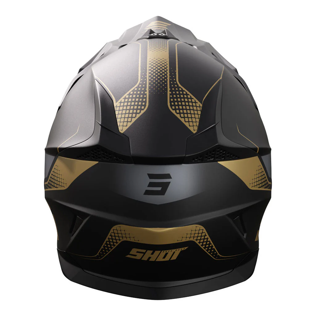 Shot - 2024 Pulse Edge Matt Gold Helmet - Image 3