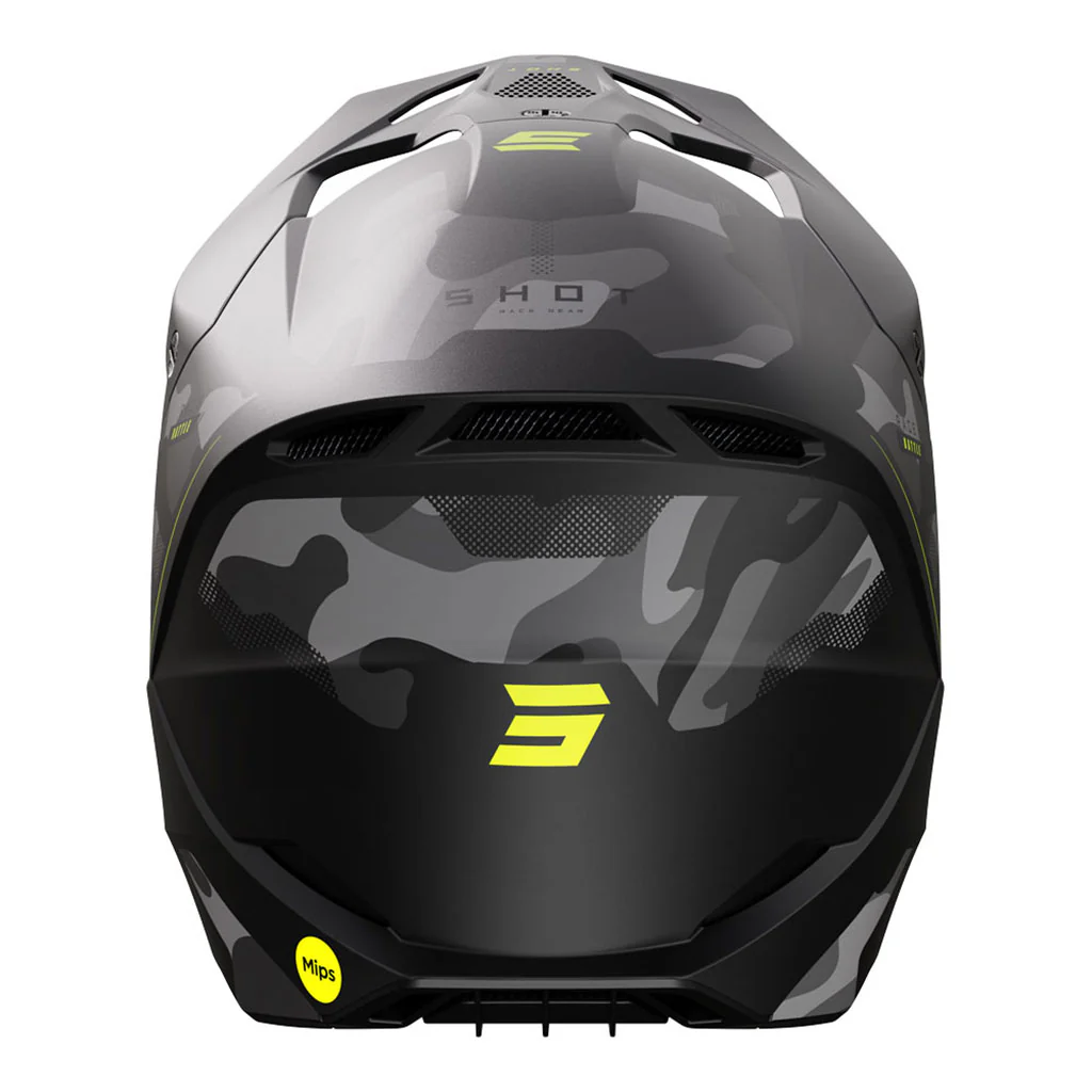 Shot - 2024 Race Battle MIPS Matt Neon Yellow Helmet - Image 3