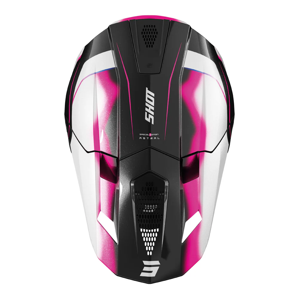 Shot - 2025 Lite Astral Black/Pink MIPS D30 Helmet - Image 2