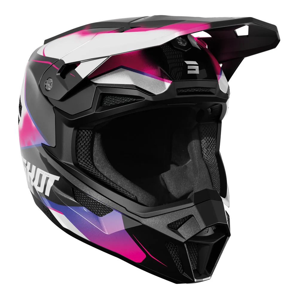 Shot - 2025 Lite Astral Black/Pink MIPS D30 Helmet - Image 4