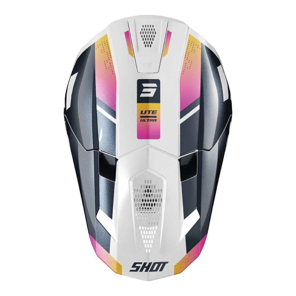 Shot - 2025 Lite Ultra Orange/Pink MIPS D30 Helmet - Image 2