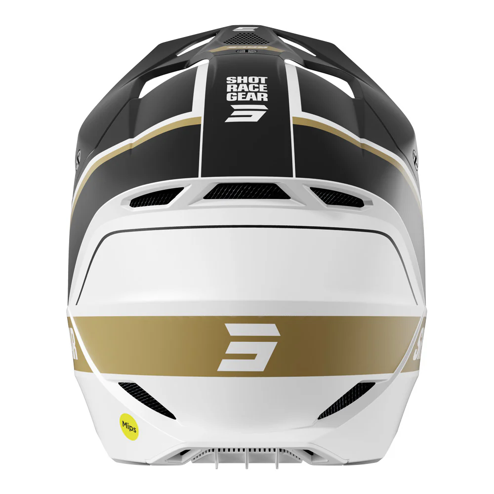 Shot - 2025 Race Mythic Black/Gold Helmet - Image 3