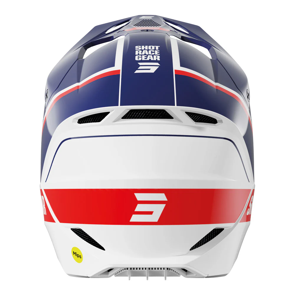 Shot - 2025 Race Mythic Blue/Red Helmet - Image 3