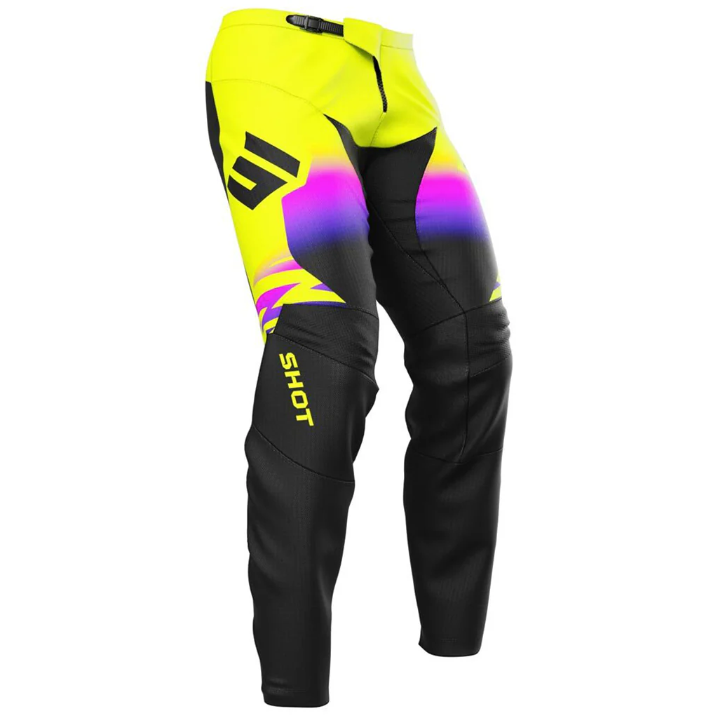 Shot - 2025 Youth Draw X-Treme Black/Yellow/Pink Pants - Image 3