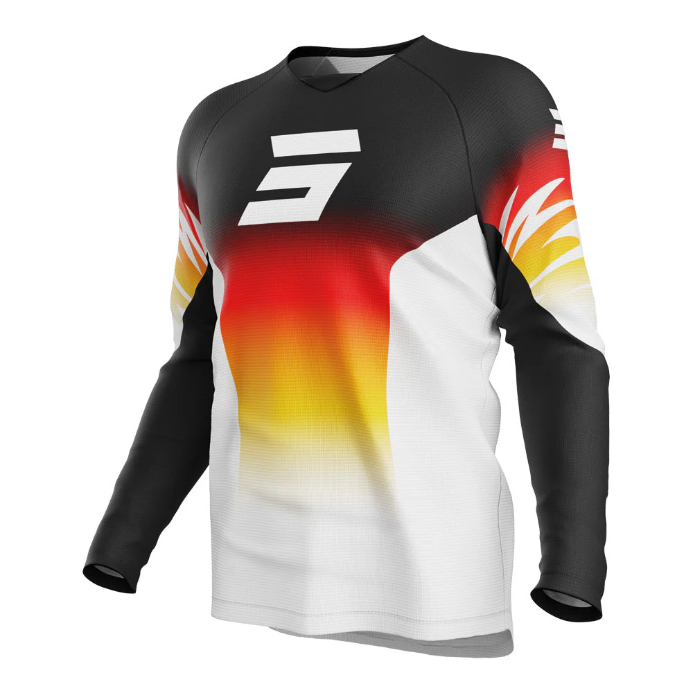 Shot - 2025 Youth Draw X-Treme White/Black/Orange - Combo - Image 2