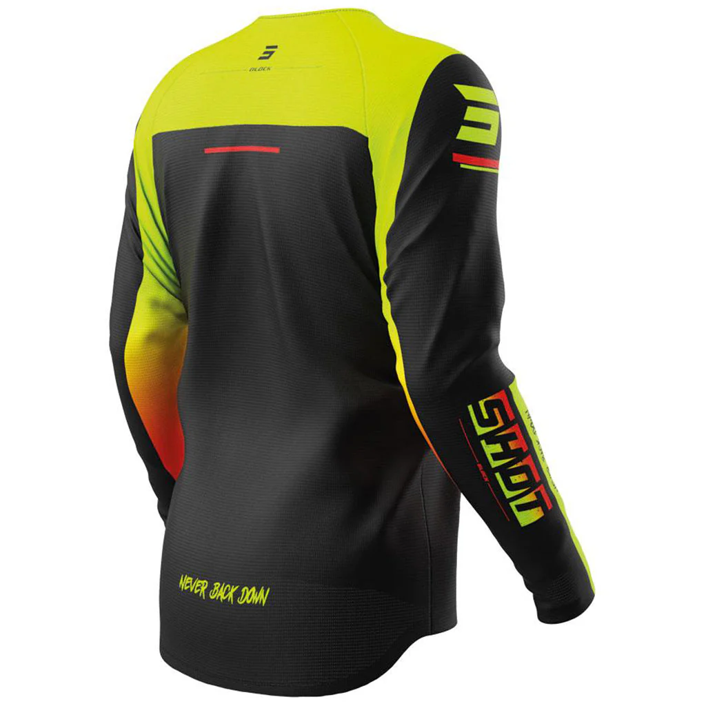 Shot - 2026 Kids Draw Block Neon Yellow MX Combo - Image 3