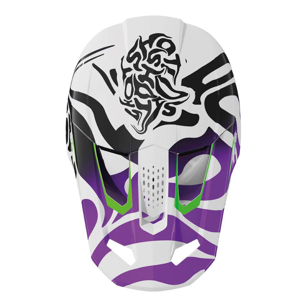 Shot - 2026 Kids Speed Ghost Gloss Purple Helmet - Image 2