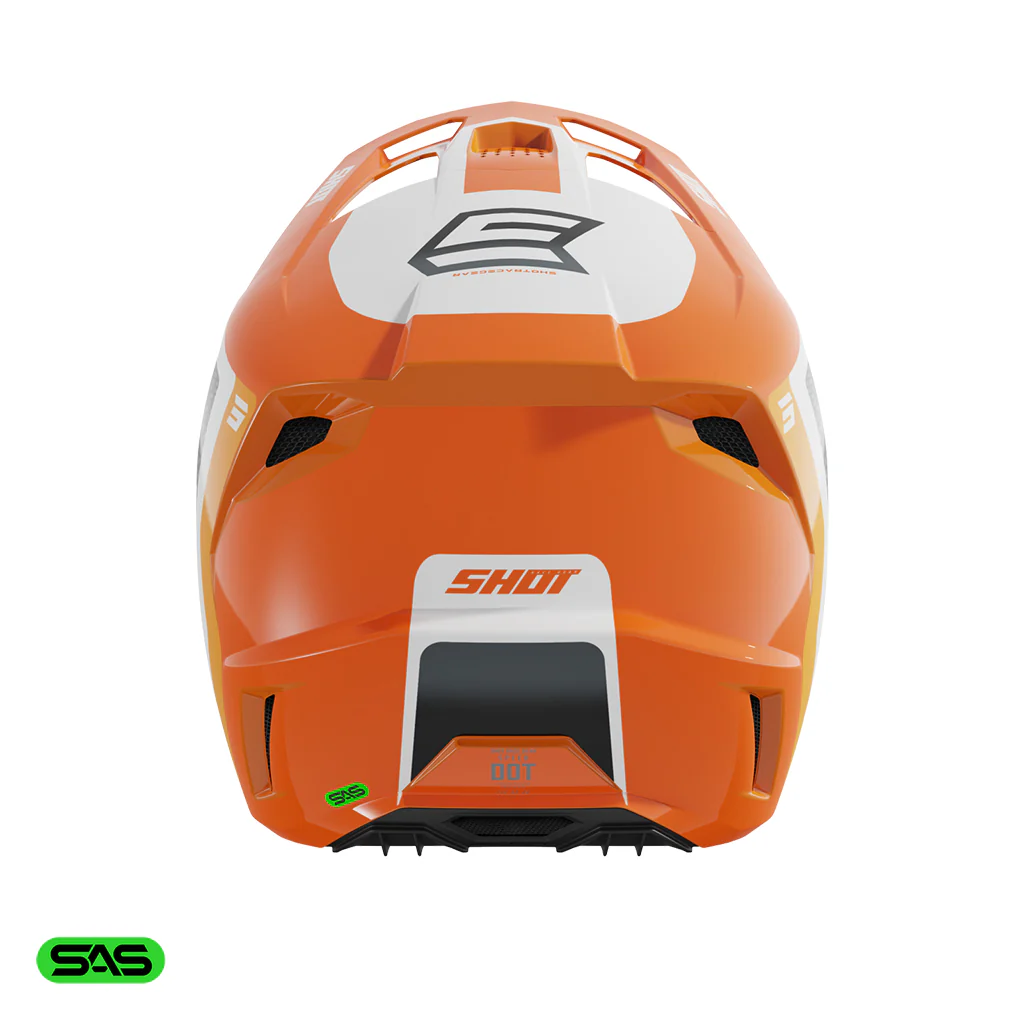 Shot - 2026 Speed Hybrid Gloss Orange Helmet - Image 3