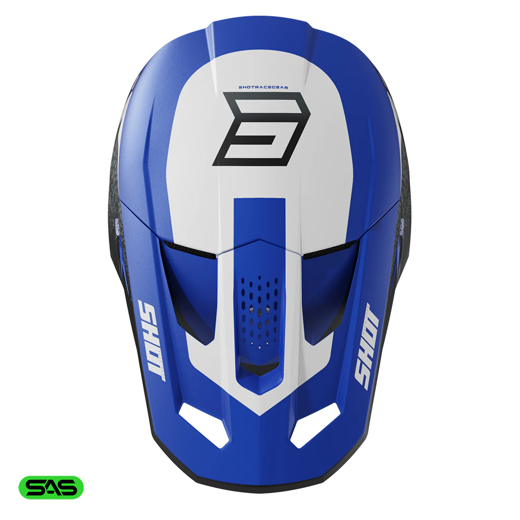 Shot - 2026 Speed Hybrid Matt Blue Helmet - Image 2