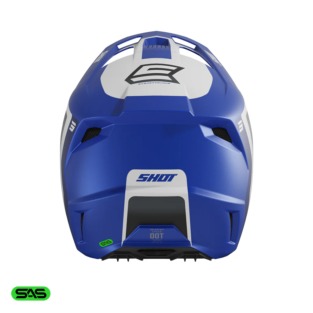 Shot - 2026 Speed Hybrid Matt Blue Helmet - Image 3