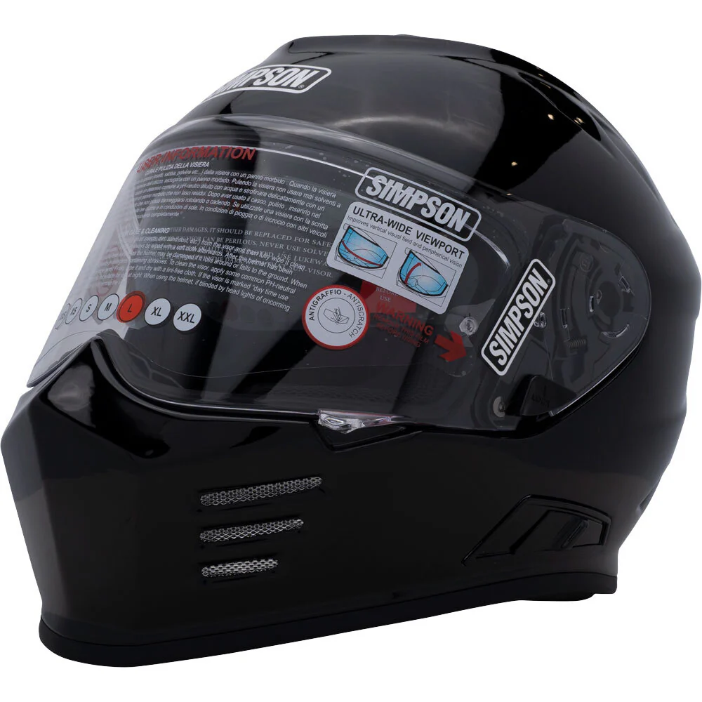Simpson - Ghost Bandit Gloss Black Helmet - Image 9
