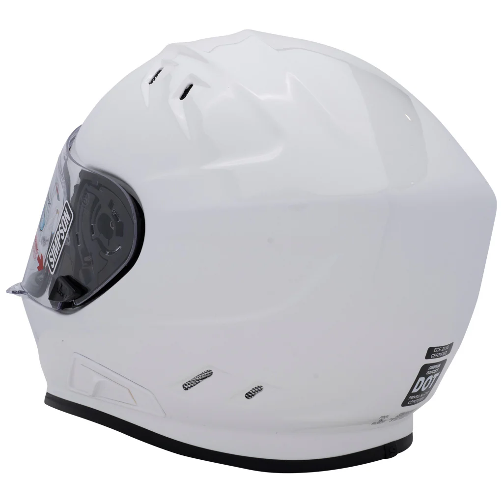 Simpson - Ghost Bandit Gloss White Helmet - Image 3