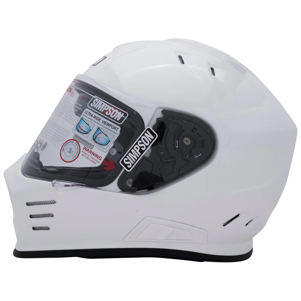 Simpson - Ghost Bandit Gloss White Helmet - Image 4