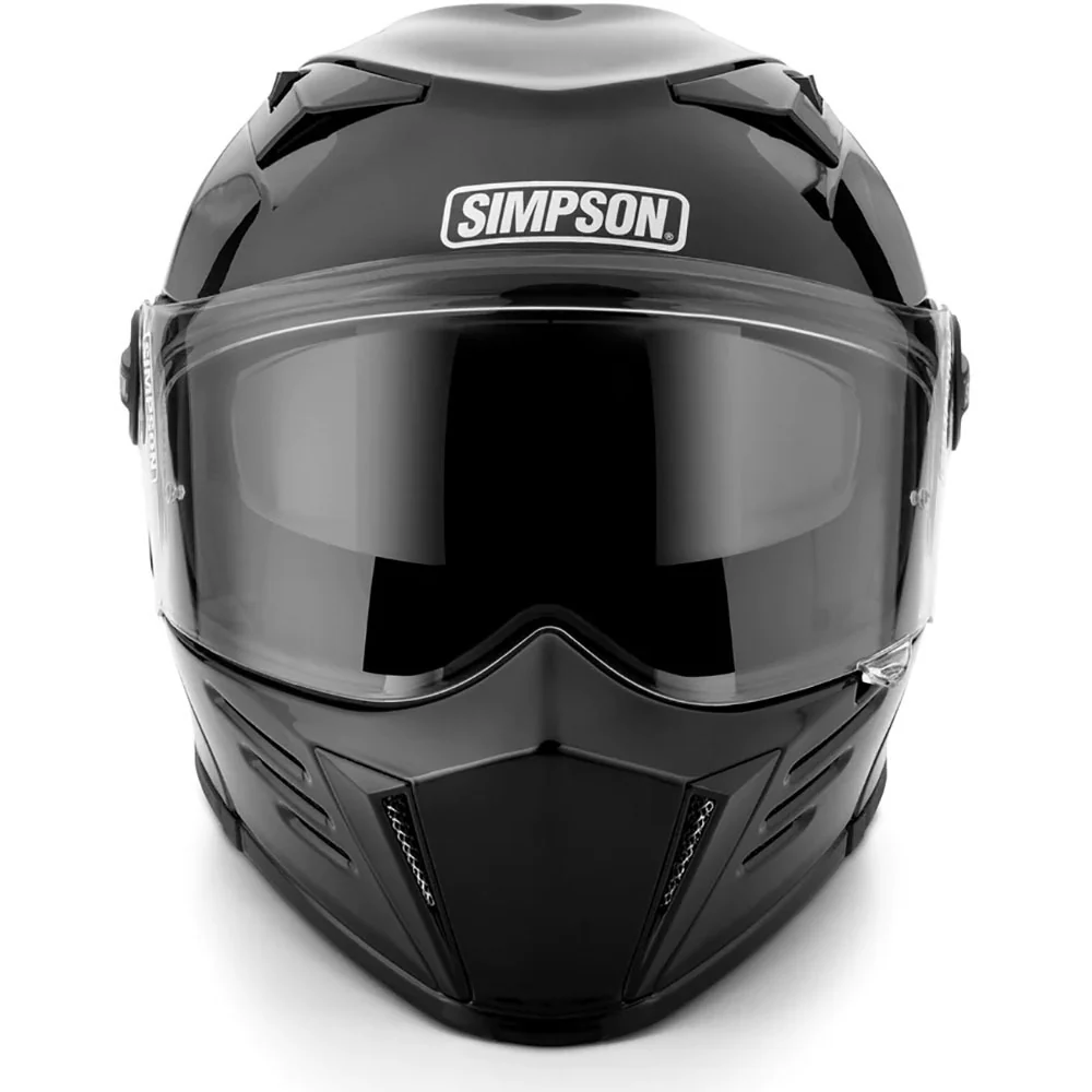 Simpson - Mod Bandit Gloss Black Modular Helmet - Image 5