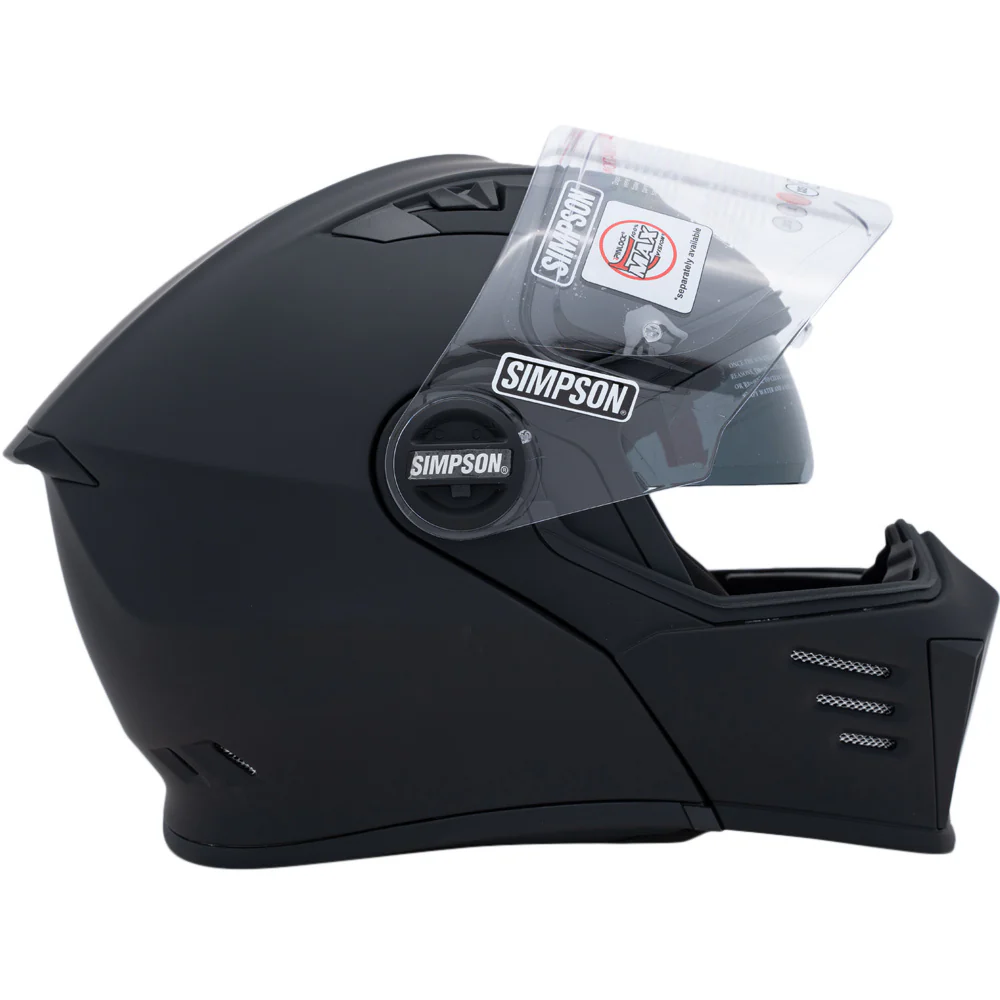 Simpson - Mod Bandit Matt Black Modular Helmet - Image 5