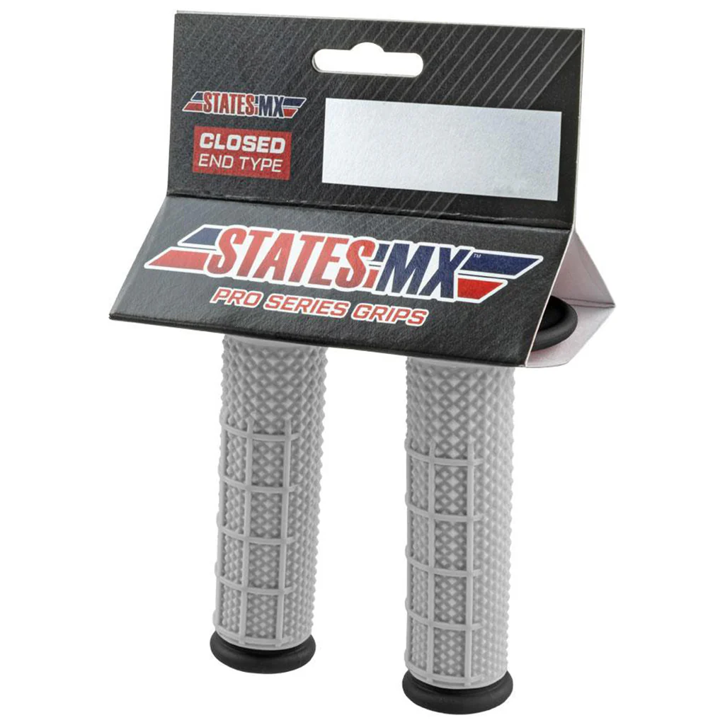 States MX - Pro Series Half Waffle Black Grips - Image 2