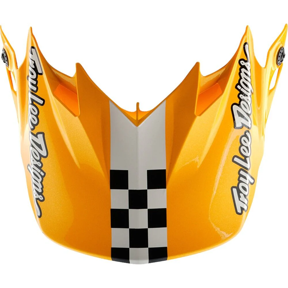 TLD - 2025 GP Pro Fifty-50 White/Gold Helmet - Image 7