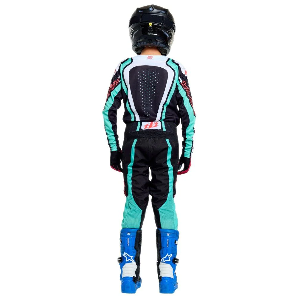 TLD - 2026 Youth GP Pro Roller Black/Teal Jersey - Image 9