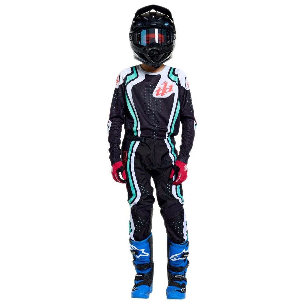 TLD - 2026 Youth GP Pro Roller Black/Teal Pants - Image 7