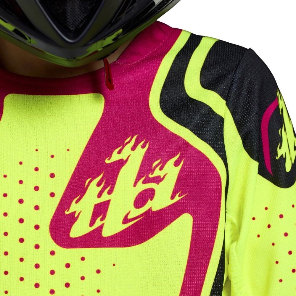 TLD - 2026 Youth GP Pro Roller Yellow/Fuschia Jersey - Image 6