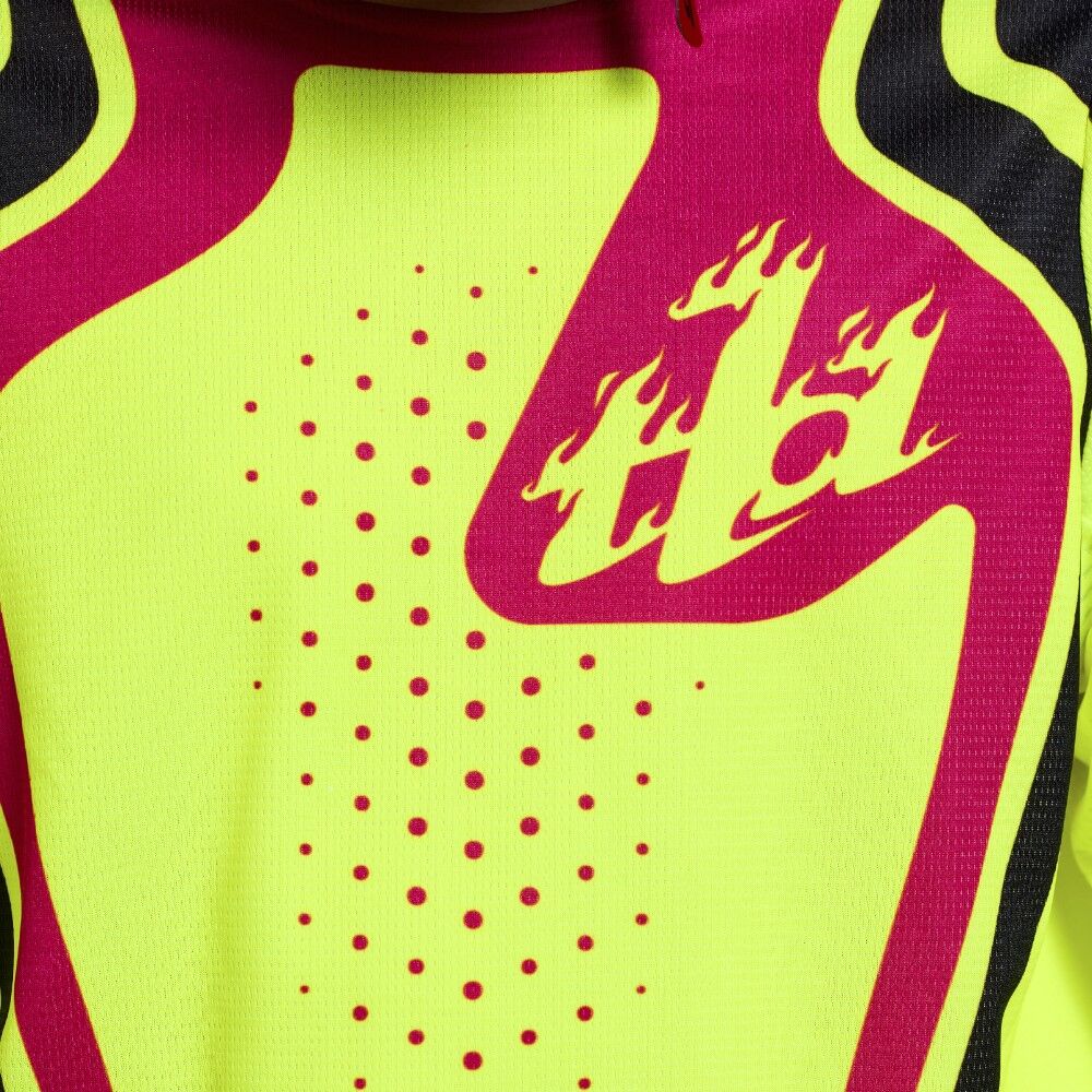 TLD - 2026 Youth GP Pro Roller Yellow/Fuschia Jersey - Image 8