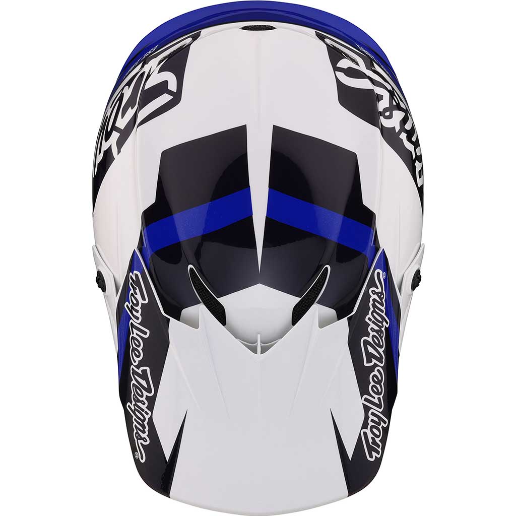 TLD - GP Slice Blue/White Helmet - Image 4