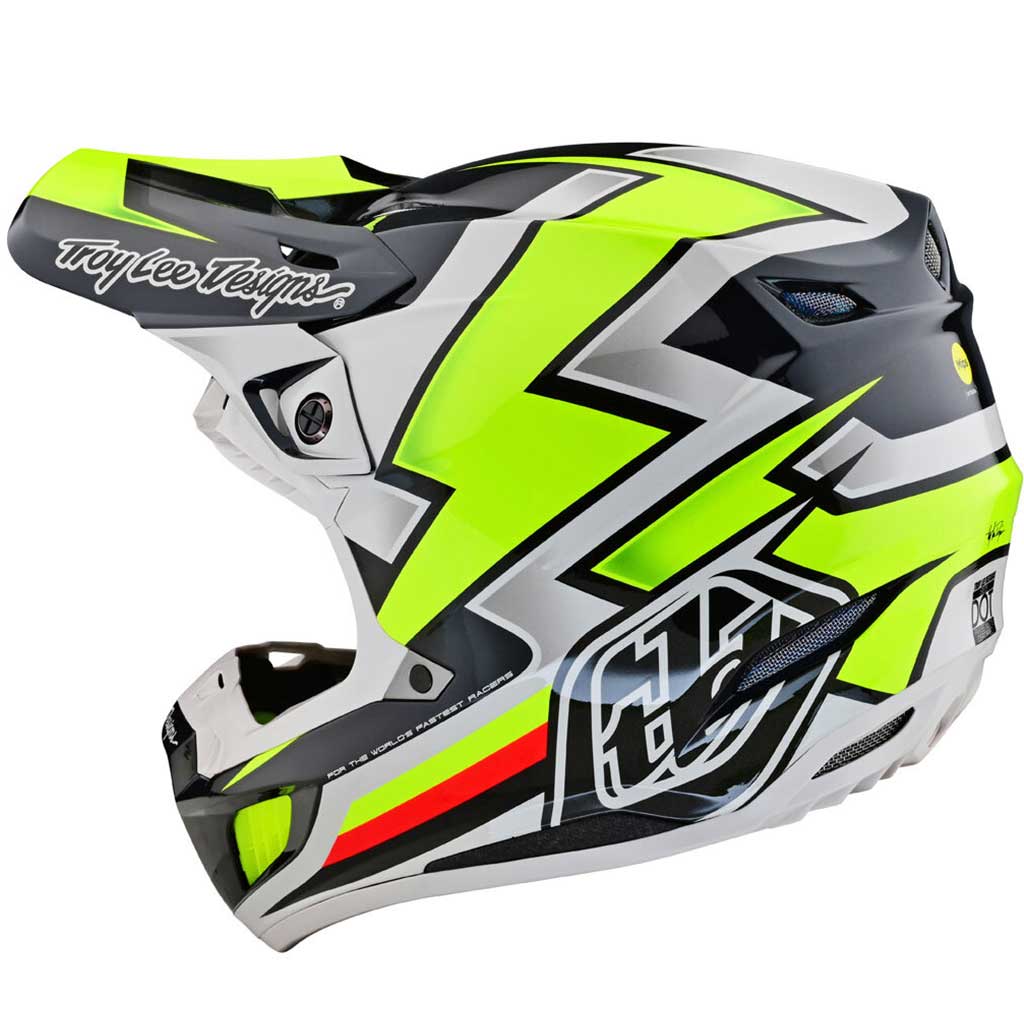 TLD - SE5 Compsite Ever Black/Grey/Yellow Helmet - Image 2