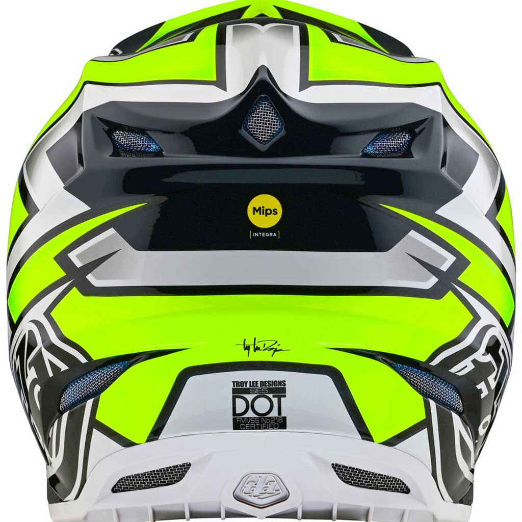 TLD - SE5 Compsite Ever Black/Grey/Yellow Helmet - Image 4