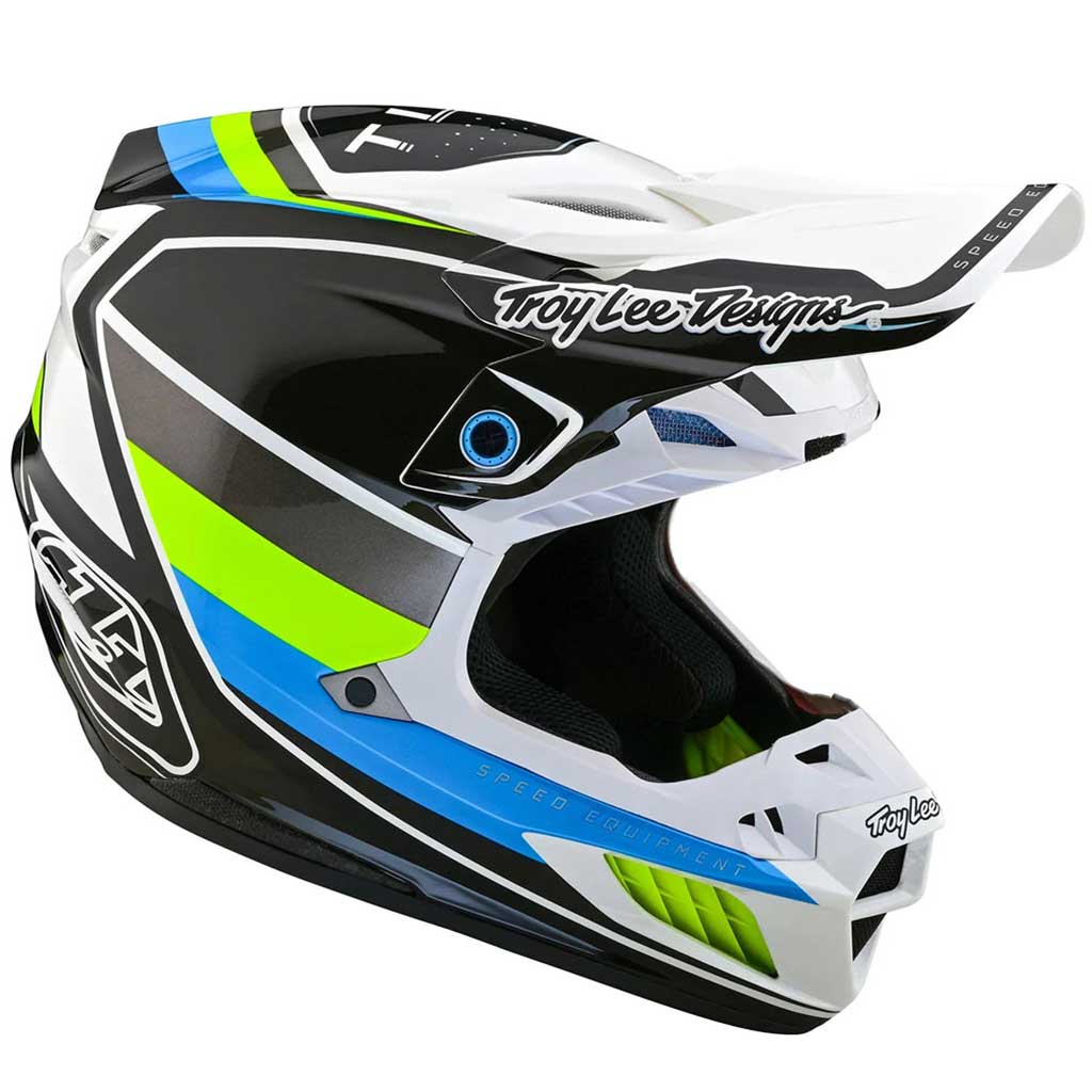 TLD - SE5 Compsite Reverb Black/White/Blue Helmet - Image 3