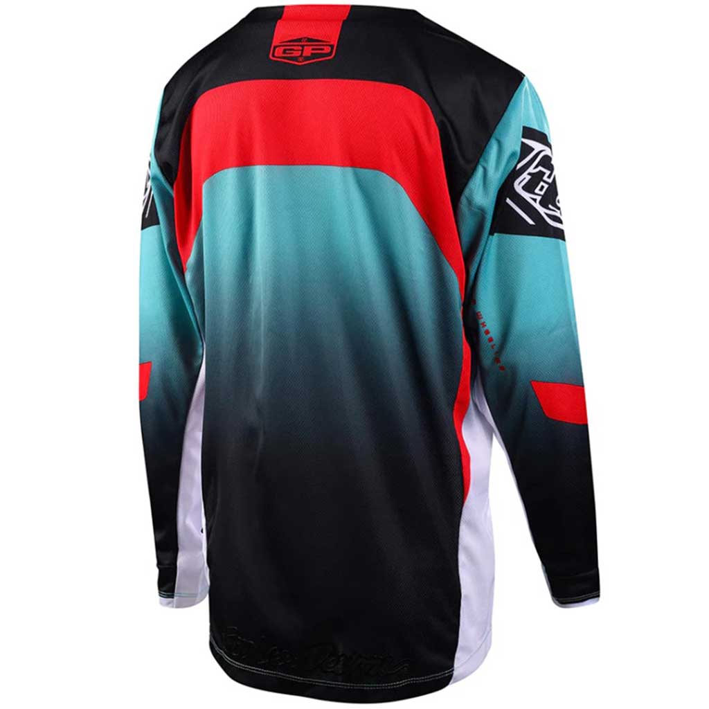 TLD - Youth GP Arc Turquoise/Melon Jersey - Image 2