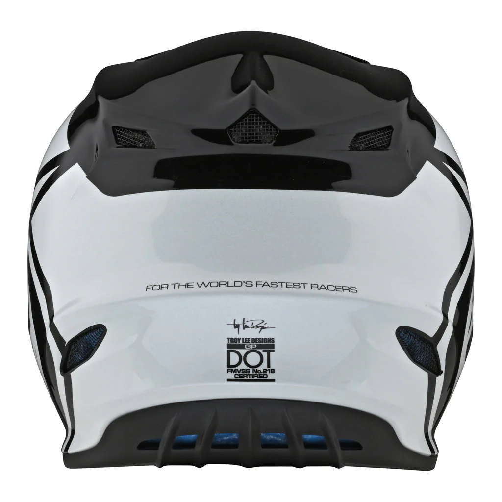 TLD - GP Overload Black/White Helmet - Image 3
